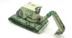 Tank dollar bill origami instructions