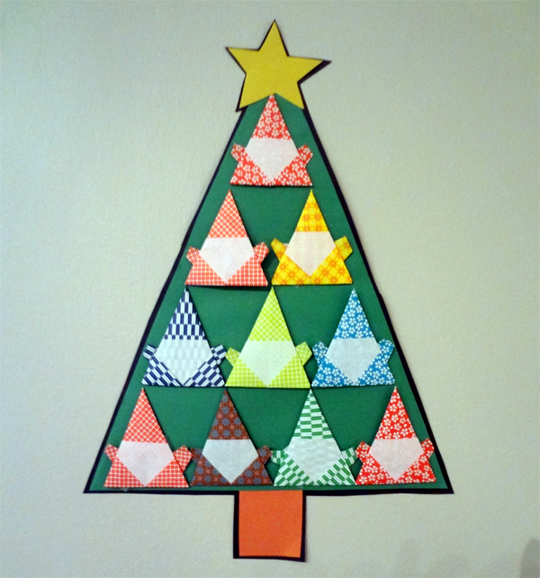 easy christmas origami