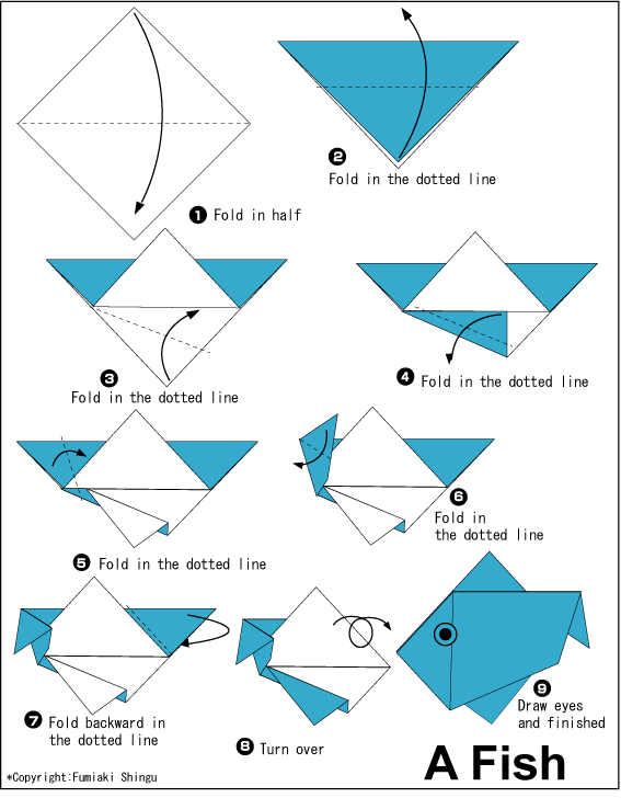 easy origami diag