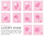 Follow this easy origami star