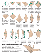 Quick how to make a origami bird