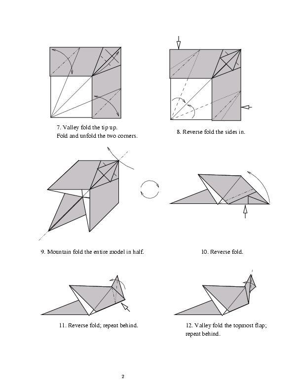 how to make a origami dragon