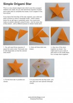 Easy how to make an origami star