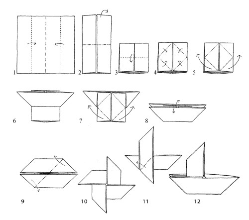 How To Make Origami Boat