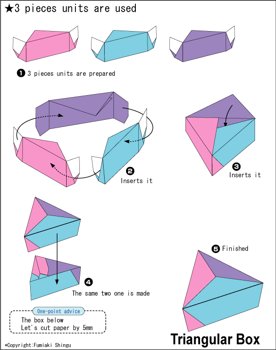 how to make origami boxes