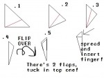 How to make origami claws