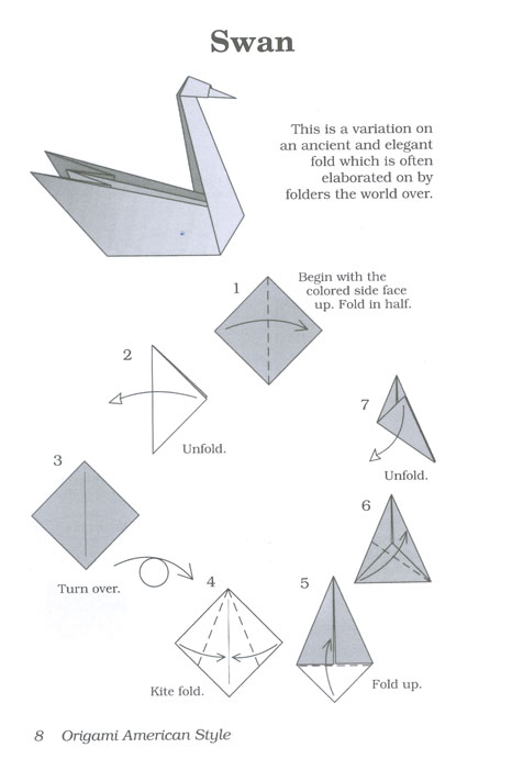 how to make origami swan