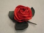 Resplendent kawasaki rose origami