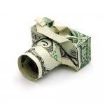 Camera money origami