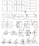 Novice origami butterfly instructions