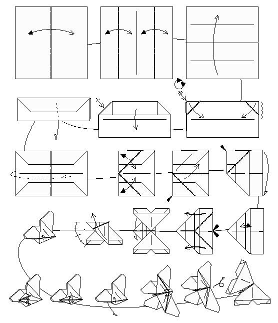 origami butterfly instructions