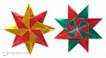 Ideal origami christmas ornaments