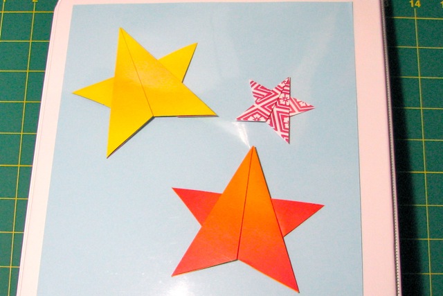 origami christmas star