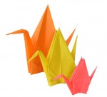 Magnificient origami cranes