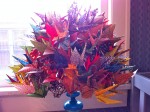 Artsy origami cranes for sale