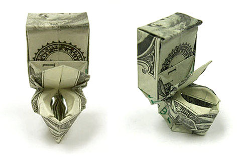 origami dollar