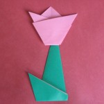 Cute origami flowers for kids