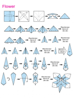 Enticing origami flowers instructions