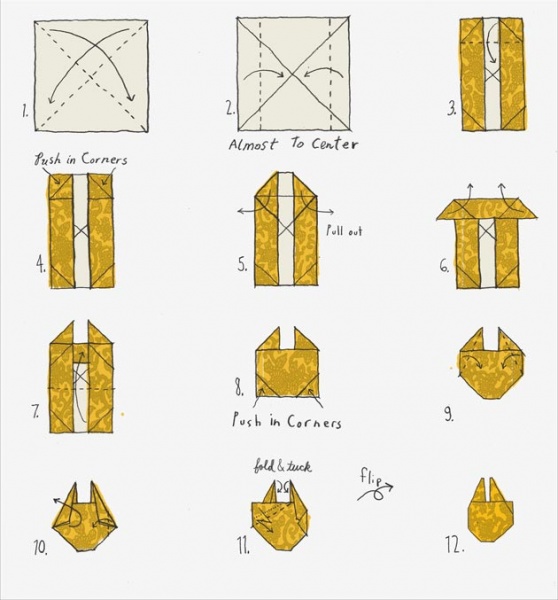 origami folding instructions
