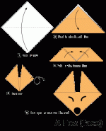 Fox origami instructions for kids