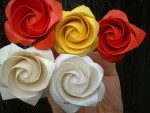 Sweet! Origami kawasaki rose