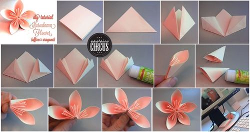 origami kusudama flower