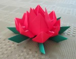 Divine origami lotus flower