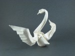 Lovely origami swan