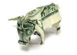 Buffalo origami with money