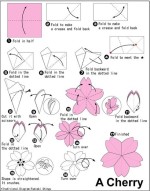 Pretty rose origami