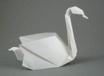 Simple swan origami