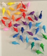 Rainbow Koi Art Origami