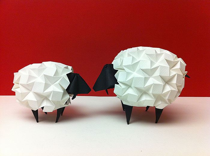 Cute Sheep Japanese Paper Art Origami