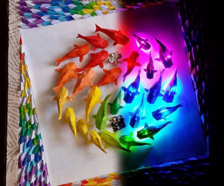 Lighted Origami Art And Craft