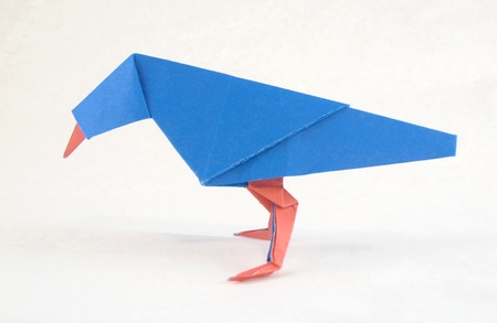 Two color Origami Bird