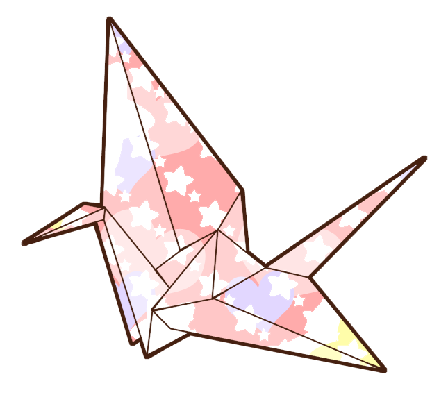 Folding Origami Paper Crane
