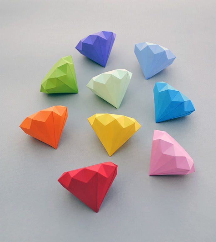 Diamonds Origami Projects