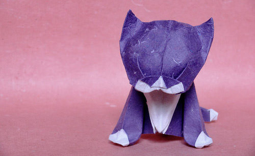 Kitten Paper Art Origami