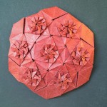 Large Flowery Origami Paper